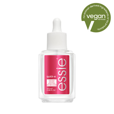 essie nail care vegan clear quick dry drops Quick-E Drops - 0.46 Fl. Oz. - Image 2