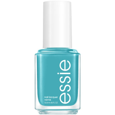 Essie 8 Free Vegan Aqua Blue In The Cab Ana Salon Quality Nail Polish - 0.46 Oz - Image 1