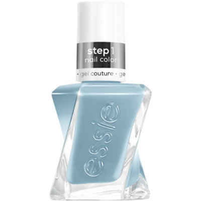 gel couture by essie gel-like nail polish vegan blue first view - 0.46 Fl. Oz. - Image 1