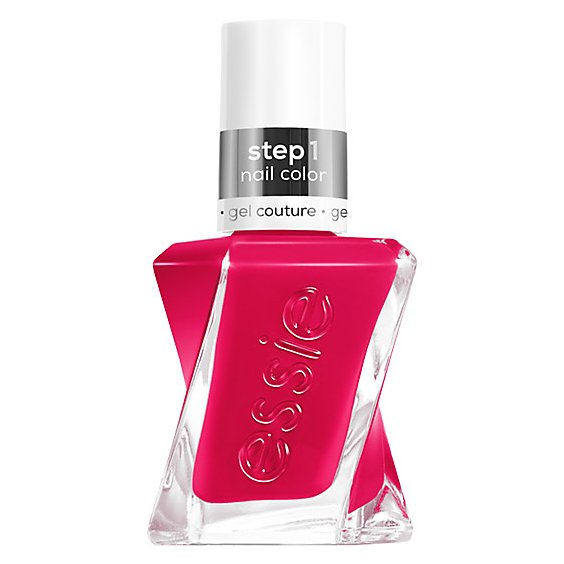 Essie Gel Couture 8 Free Vegan Bright Pink The It Factor Long Lasting Nail Polish - 0.46 Oz