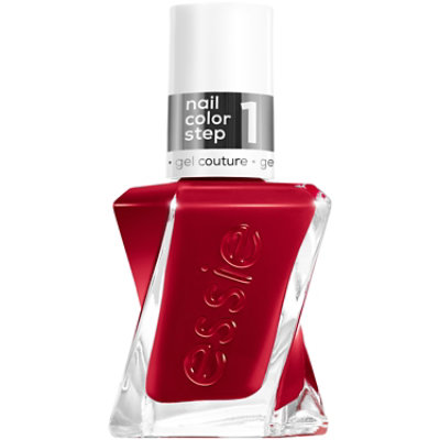 gel couture by essie gel-like nail polish vegan red bubbles only - 0.46 Fl. Oz. - Image 1