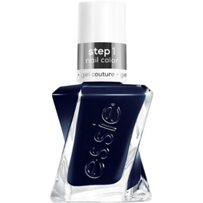 Essie Gel Couture 8 Free Vegan Navy Blue Caviar Bar Long Lasting Nail Polish - 0.46 Oz