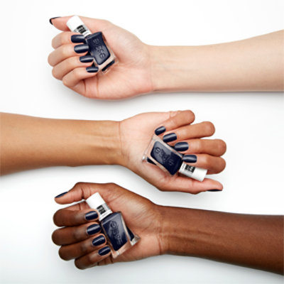 gel couture by essie gel-like nail polish vegan blue caviar bar - 0.46 Fl. Oz. - Image 3