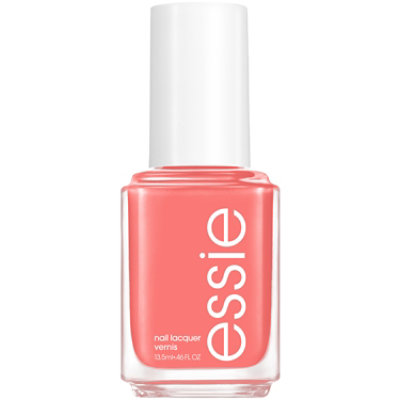 essie salon-quality nail polish vegan peachy coral Peach Side Babe - 0.46 Fl. Oz. - Image 1