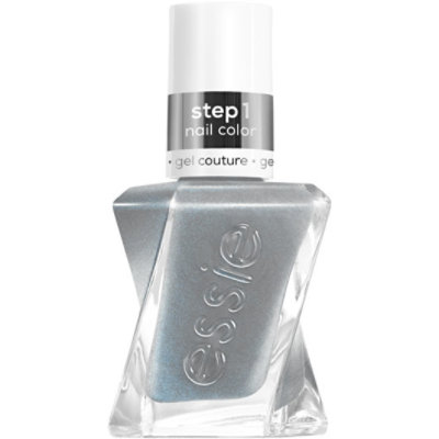 Essie Gel Couture 8 Free Vegan Gray Shimmer Closing Night Long Lasting Nail Polish - 0.46 Oz