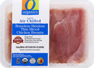 O Organics Boneless Skinless Thin Slice Chicken Breasts - 1 Lb - Image 1