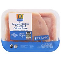 O Organics Organic Chicken Breasts Boneless Skinless Thin Air Chilled - 1 Lb - Image 1