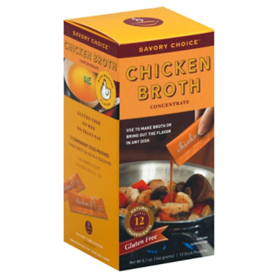 Savory Ch Broth Liq Cncntrt Chckn 12stk - 5.1 Oz - Image 1