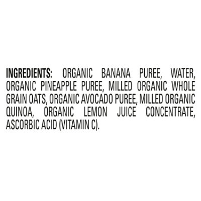 Happy Baby Organics Stage 2 Meals Bananas Pineapple Avocado Granola Pouch - 4 Oz - Image 4