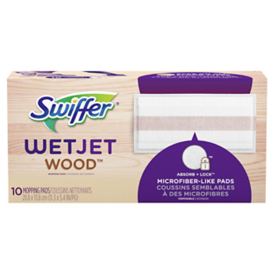 Swiffer WetJet Mopping Pads Refill Heavy Duty Wood - 12 Count - Image 1