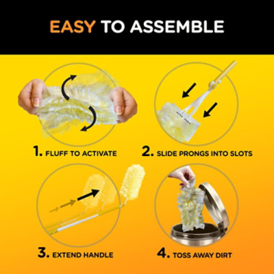 Swiffer Dusters Dusting Kit Heavy Duty Extendable Handle Pet 1 Handle 3 Dusters - Each - Image 3