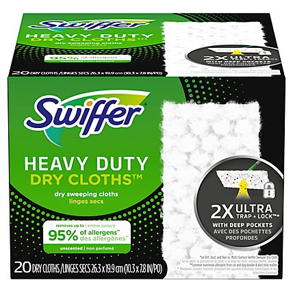 Swiffer Mopping Cloths Dry Refills Heavy Duty Multi Surface - 20 Count - Image 2