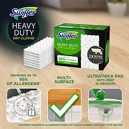 Swiffer Mopping Cloths Dry Refills Heavy Duty Multi Surface - 20 Count - Image 4
