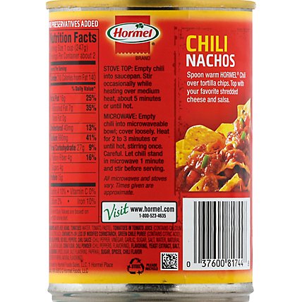 Hormel Angus Chili With Beans - 14 Oz - Image 3