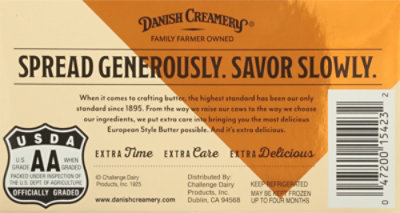 Danish Creamery European Style Salted Bu - .5 Lb - Image 6