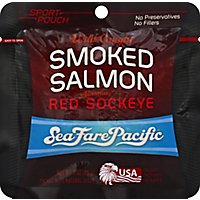 Sea Fare Pacific Sockeye Salmon Smoked - 3 Oz - Image 2
