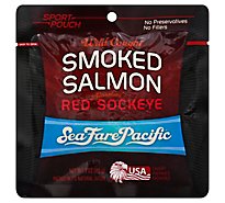 Sea Fare Pacific Sockeye Salmon Smoked - 3 Oz