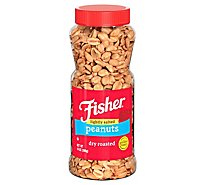 Fisher Peanuts Dry Roasted - 14 Oz