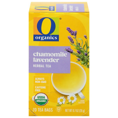 O Organics Tea Chamomile Lavender - 20 Count