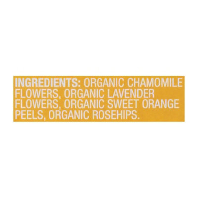 O Organics Tea Chamomile Lavender - 20 Count - Image 3