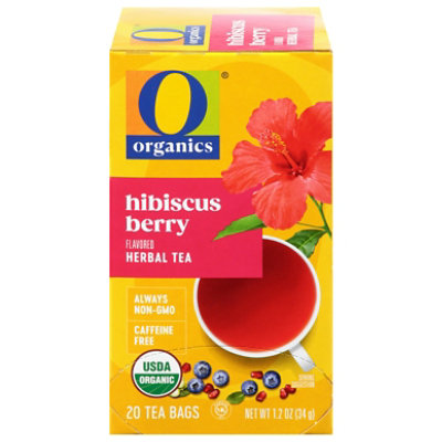 O Organics Tea Hibiscus Berry - 20 Count