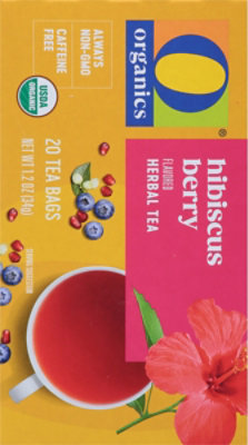 O Organics Tea Hibiscus Berry - 20 Count - Image 4