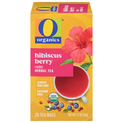 O Organics Tea Hibiscus Berry - 20 Count - Image 1