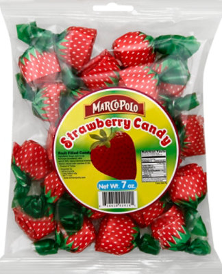 Marco Polo Candy Hard Strawberry - 7 Oz - Image 2