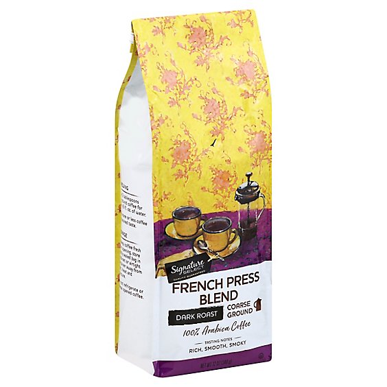 Signature SELECT Coffee French Press Blend Ground - 12 Oz