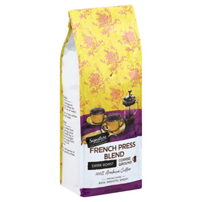 Signature SELECT Coffee French Press Blend Ground - 12 Oz