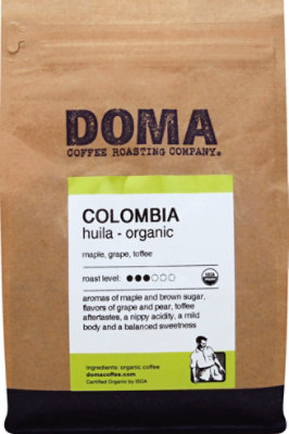 Doma Roasting Company Organic Colombia Coffee - 12 Oz - Image 2