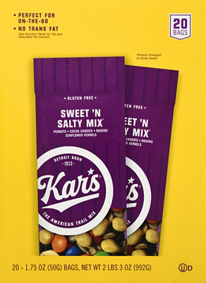 Kars Mix Sweet n Salty Gluten Free Box - 20-1.75 Oz