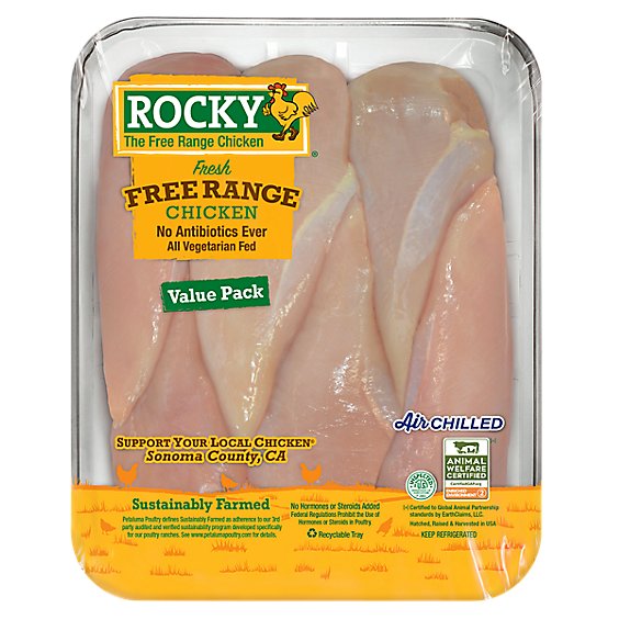 ROCKY Chicken Breast Boneless Skinless Value Pack - 2.5 Lb