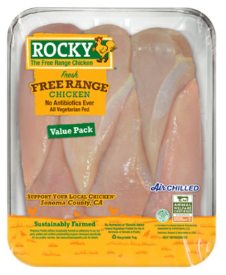 Boneless, Skinless Chicken Breasts, 4.7-6 lb Tray