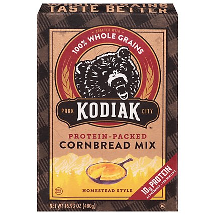 Kodiak Cakes Mix Cornbread Protein Packed Homestead Style - 16.93 Oz - Image 3