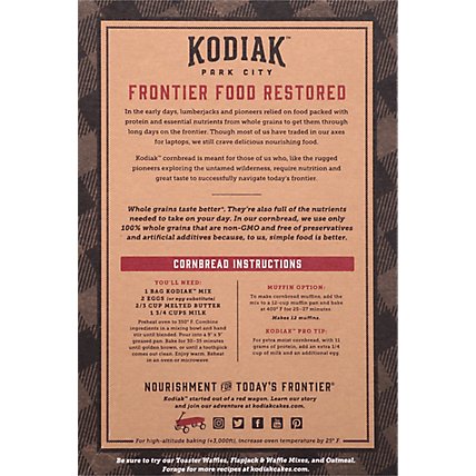 Kodiak Cakes Mix Cornbread Protein Packed Homestead Style - 16.93 Oz - Image 6