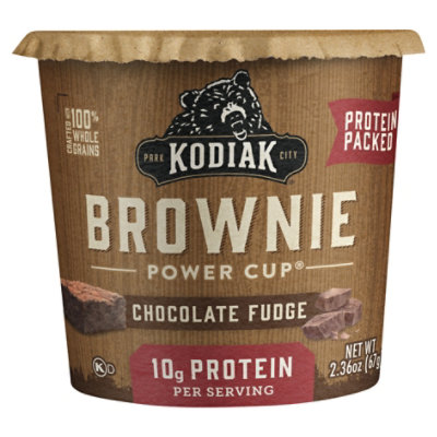 Kodiak Chocolate Fudge Brownie Cup - 2.36 Oz - Image 2