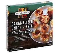 The Perfect Bite Co. Hors D Oeuvres Caramelized Onion + Feta Pastry Kiss 9 Count - 6.6 Oz