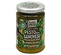 Sacla Pasta Sauce Pesto Alla Genovese Italian Basil - 10.23 Oz