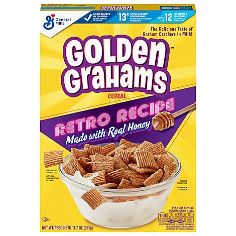 Golden Grahams Cereal Whole Grain - 11.7 Oz