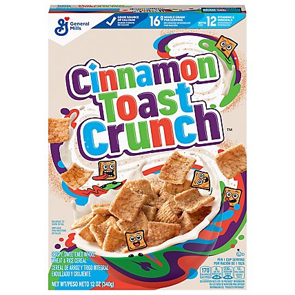 Cinnamon Toast Crunch Cereal Box - 12 Oz - Image 3