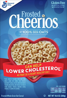 Cheerios Cereal Whole Grain Oats Frosted Box - 10.6 Oz