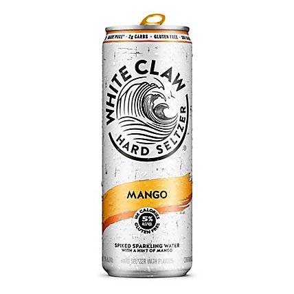 White Claw Mango Hard Seltzer In Cans - 6-12 Fl. Oz. - Image 5