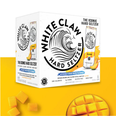White Claw Mango Hard Seltzer In Cans - 6-12 Fl. Oz. - Image 4