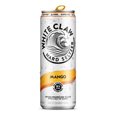 White Claw Mango Hard Seltzer In Cans - 6-12 Fl. Oz. - Image 4