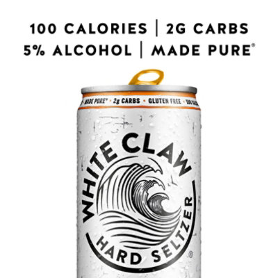 White Claw Mango Hard Seltzer In Cans - 6-12 Fl. Oz. - Image 3