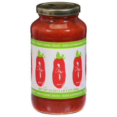 San Marzano Sauce Tomato Basil - 24 Oz - Image 3