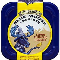 Blue Moose of Boulder Lemon Turmeric Hummus - 8 Oz - Image 2