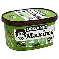 Maxines Ice Cream Mint Choc Chip - 48 Oz - Image 1