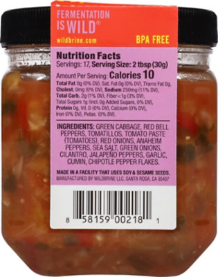 Wildbrine Salsa Rojo - 18 Oz - Image 6